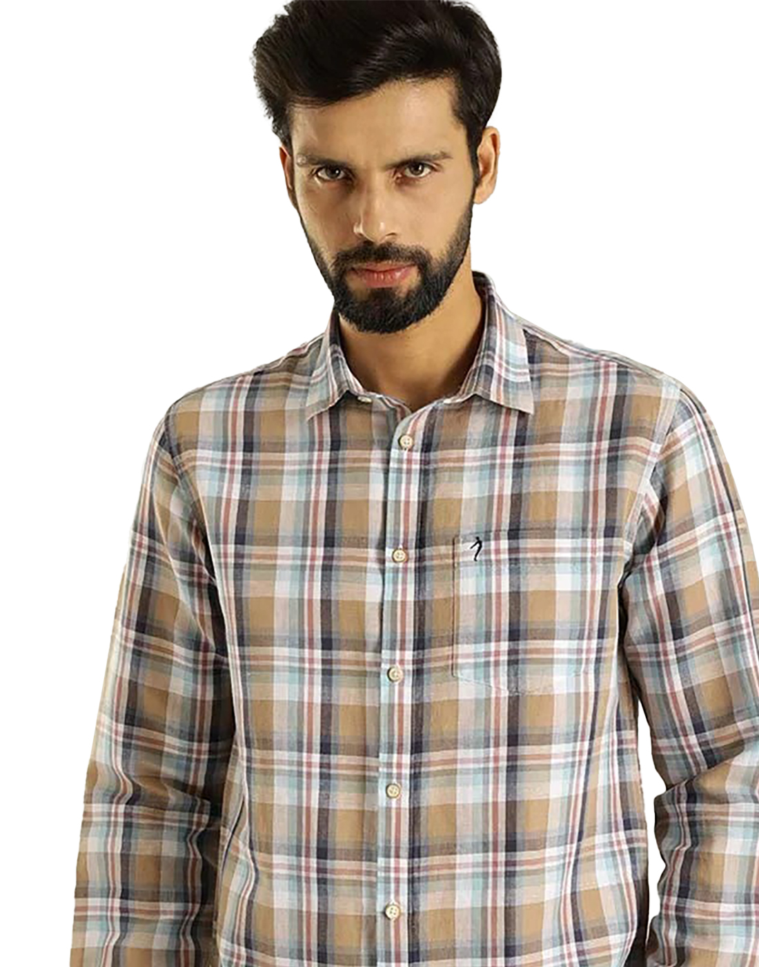 Indian Terrain Men Checkered Multicolor Shirt